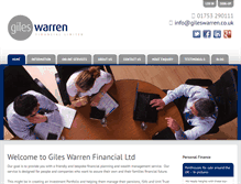 Tablet Screenshot of gileswarren.co.uk